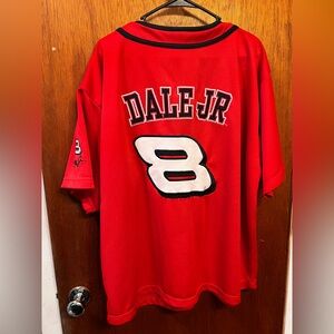 Dale Jr Red Men's Jersey